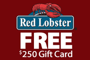 $250 Red Lobster Gift Card